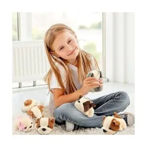 Cotiny 16 piezas de juguete de peluche lindo para perro de_4