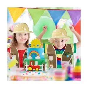 Juego de 24 piezas para fiestas de safari para niños_6