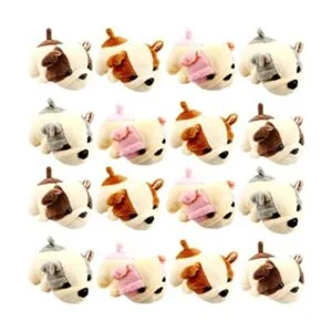 Cotiny 16 piezas de juguete de peluche lindo para perro de_1
