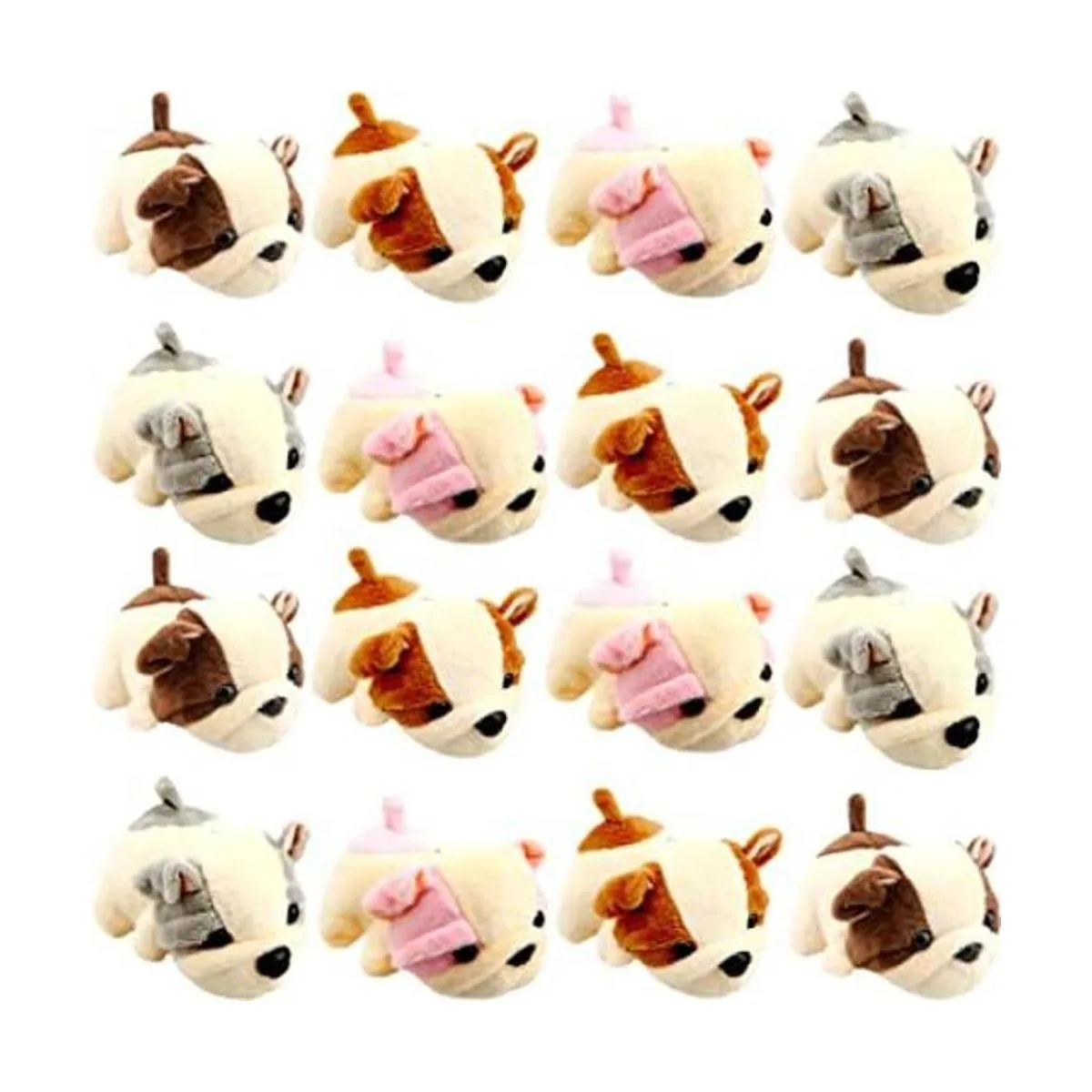 Cotiny 16 piezas de juguete de peluche lindo para perro de_1
