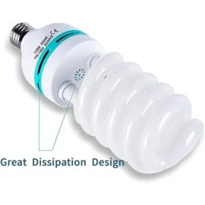 2 bombillas de 135 W 5500 K CFL Roas Kit de iluminación_3