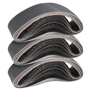 Paquete de 24 correas de lijado de 4 x 36 pulgadas grano_1