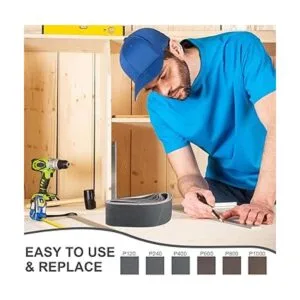 Paquete de 24 correas de lijado de 4 x 36 pulgadas grano_5