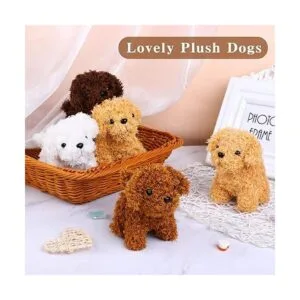 Elcoho 16 piezas de 4 pulgadas mini perros de peluche con_4