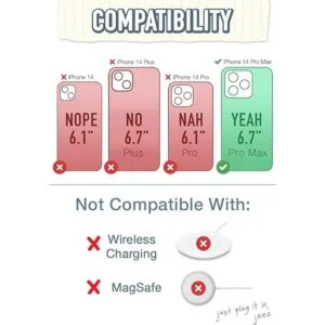 Smartish Funda tipo cartera para iPhone 14 Pro Max Wallet_5