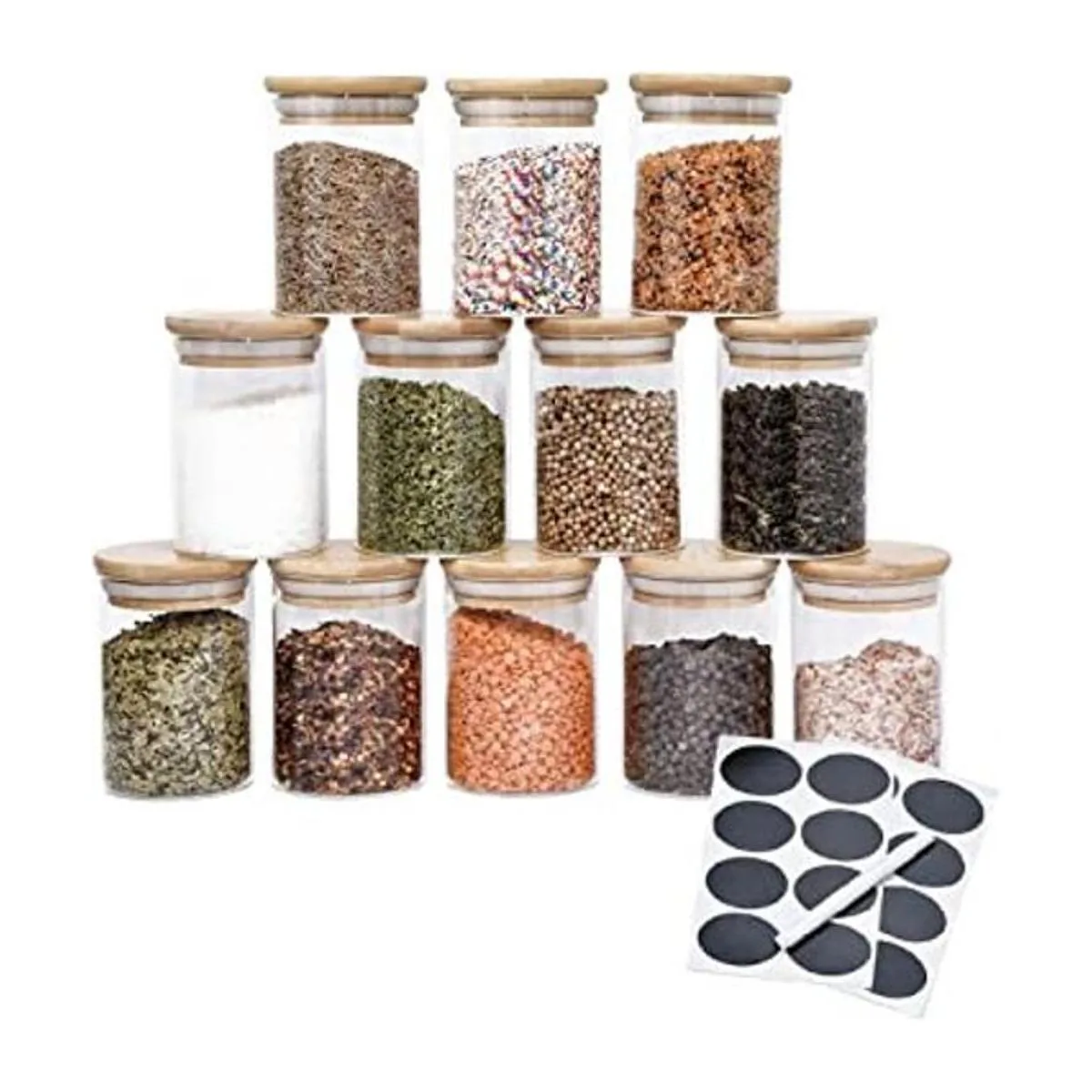 PreZervers 12 frascos de vidrio de borosilicato 7_1