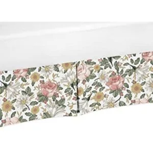 Sweet Jojo Designs Vintage Floral Boho Girl Plisada Bebé_1