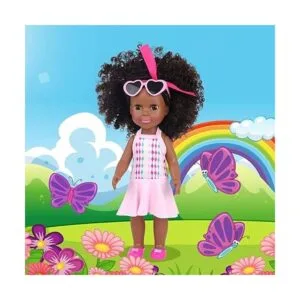 Ecore Fun Muñeca negra de 14.5 pulgadas juego de muñecas_6
