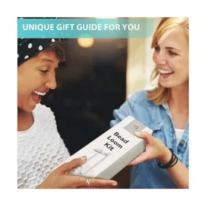 PP OPOUNT Kit de telar de cuentas de metal suministros de_7