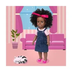 Ecore Fun Muñeca negra de 14.5 pulgadas juego de muñecas_7