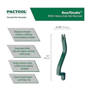 PacTool International RS501 Roof Snake Extractor de cuñas_2