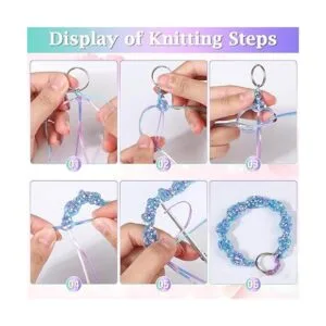 Cridoz Boondoggle String Kit con 20 rollos de cordón de_5