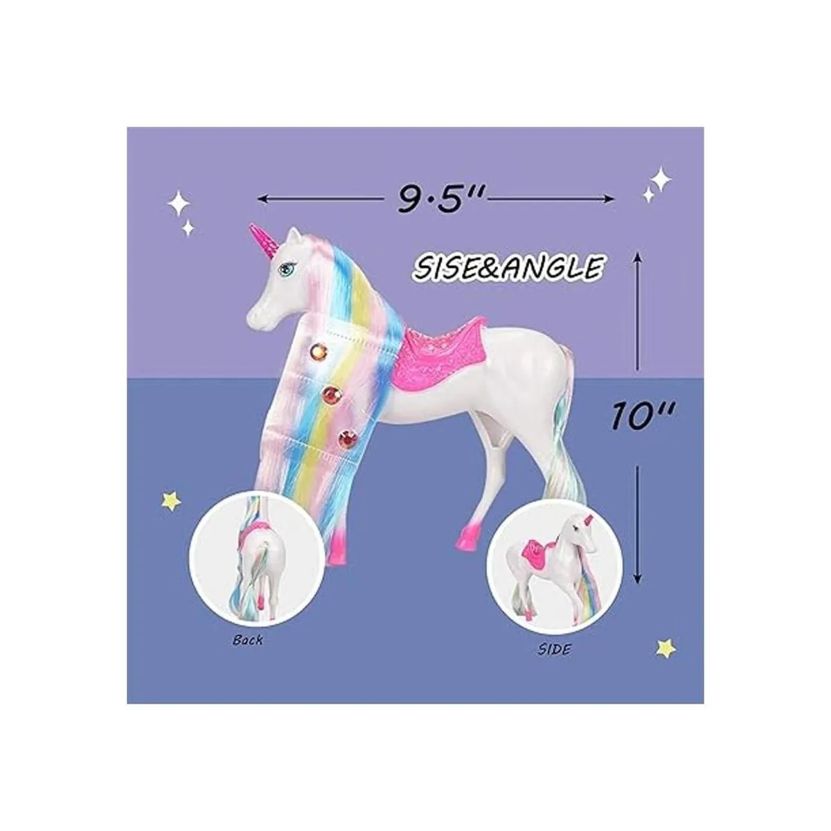 BETTINA Magical Lights Unicom y muñeca de princesa juego_4