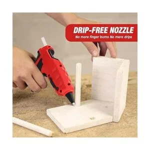 LIVOWALNY Pistola de pegamento caliente inalámbrica para_4