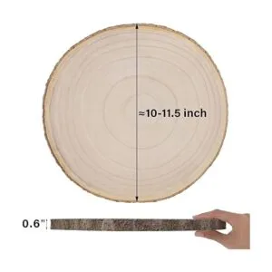 Prsildan 4 piezas grandes de madera natural 10 11.5_2