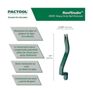 PacTool International RS501 Roof Snake Extractor de cuñas_3