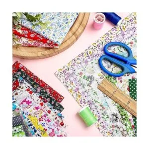 Paquete de 150 piezas de tela de algodón de 10 x 10_3