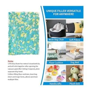 Relleno de espuma viscoelástica triturada de 10 libras_4