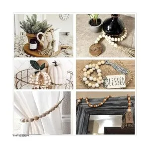 THYSSEN 1000 cuentas de madera de 0.787 in para_6