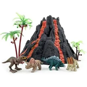 Enjoyin Juego de dinosaurio volcán que incluye 4_1