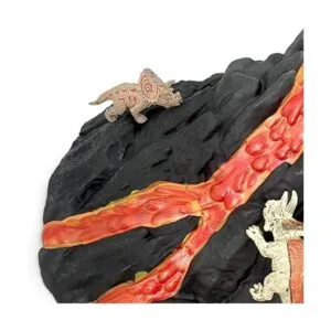 Enjoyin Juego de dinosaurio volcán que incluye 4_6