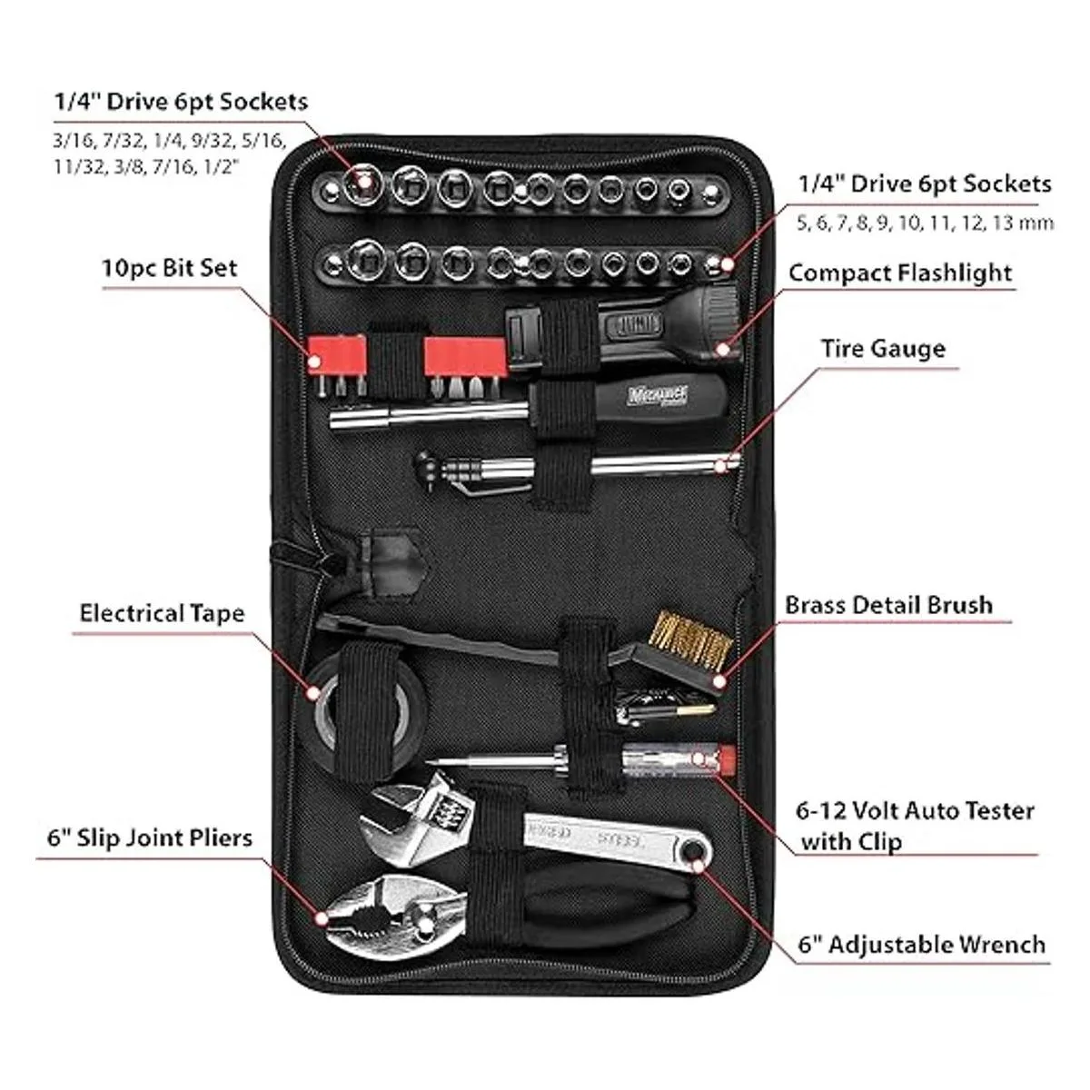 Juego de herramientas compacto de 38 unidades Performance_3