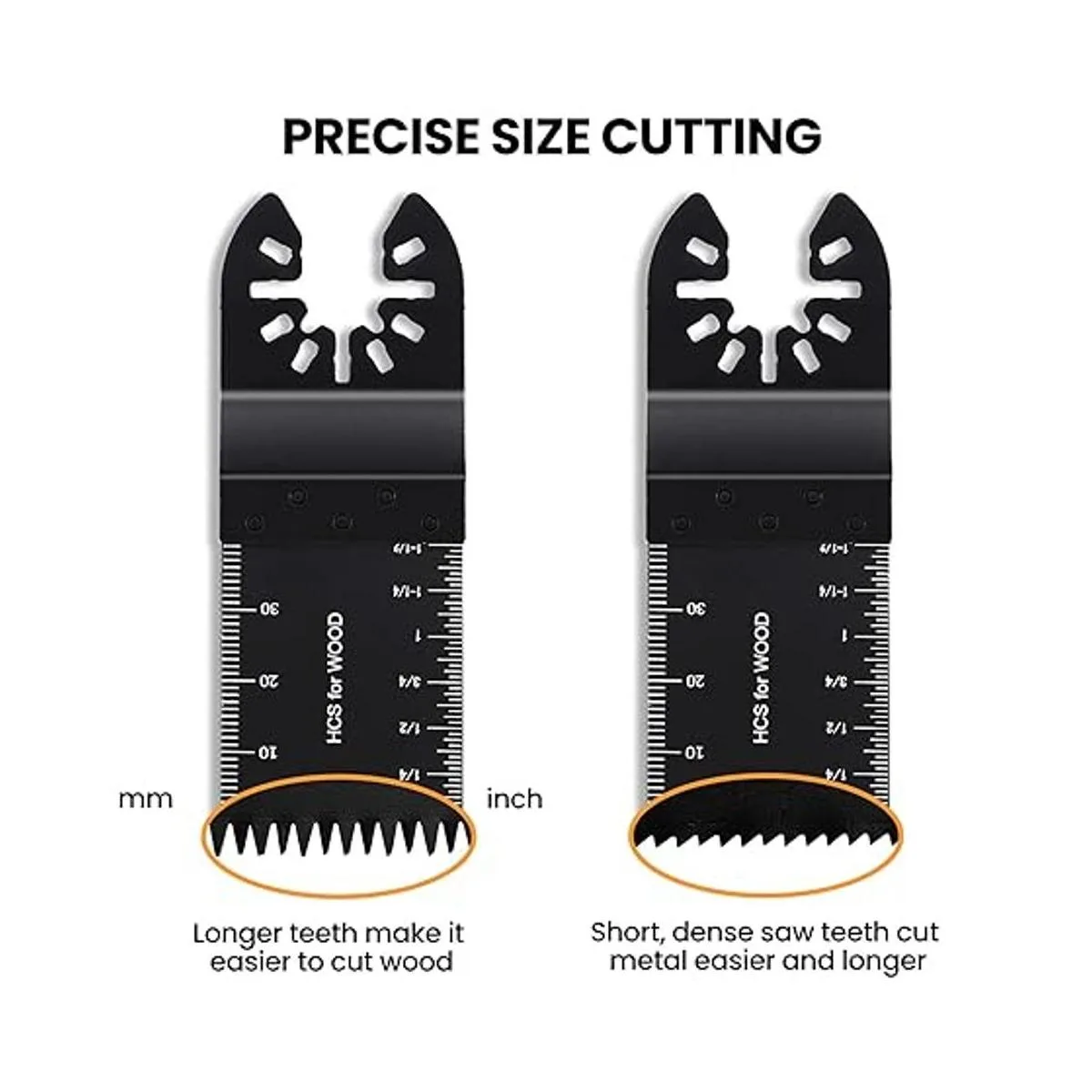 CONNOO Juego de 96 hojas de sierra oscilantes cuchillas_4