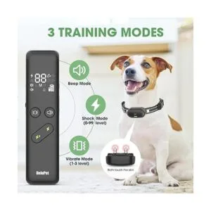 Dog Shock Collar Electric Dog Training Collar with Remote_2