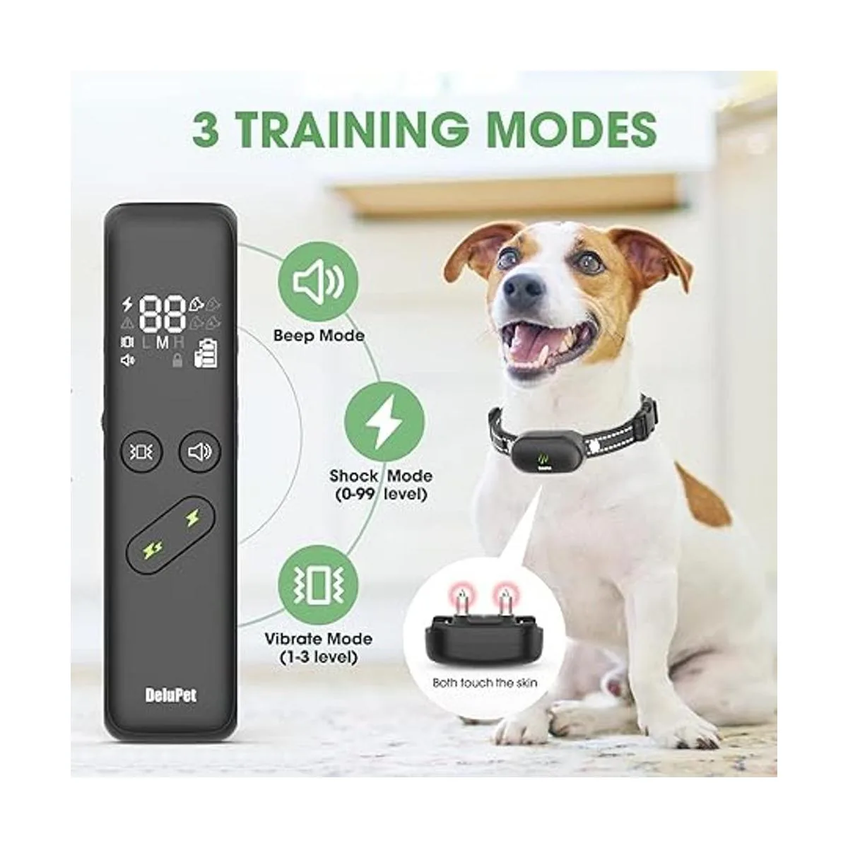 Dog Shock Collar Electric Dog Training Collar with Remote_2
