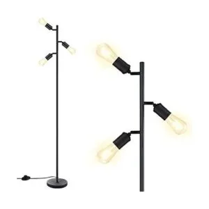 Bricosmocon Lámpara de pie industrial lámpara de pie_1