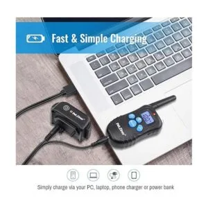 Petrainer Collar de perro 100 impermeable con control_5