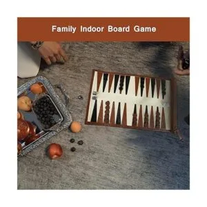 YOBRO Backgammon Juego de mesa para adultos clásico de_3