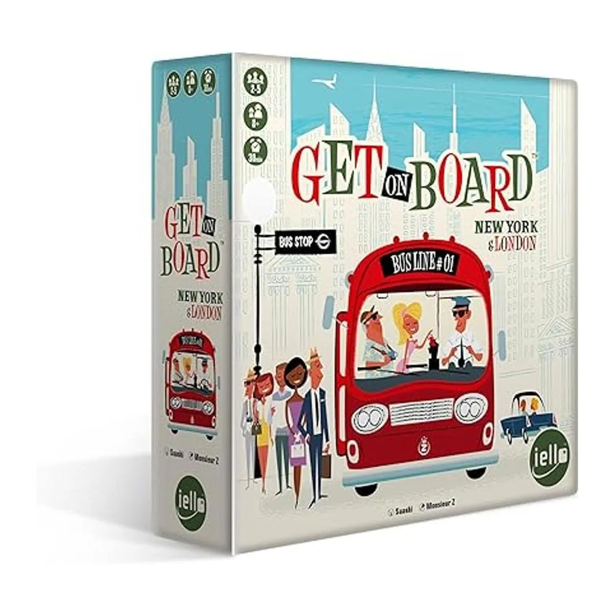 IELLO Sube a bordo Nueva York y Londres un juego de_5