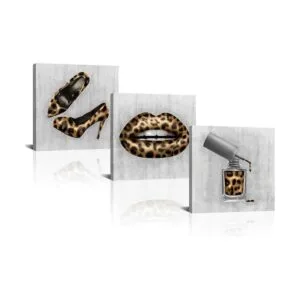 Derkymo 3 piezas de maquillaje para decoración de pared_1