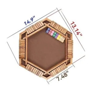 WOOD CITY Juego de madera para 2 a 6 jugadores juego de_5