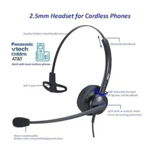 Auriculares de teléfono con cable de 0.098 in para_4