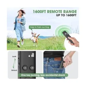 Dog Shock Collar Electric Dog Training Collar with Remote_3