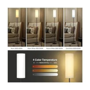 Floor Lamp for Living Room Bedroom with RemoteQaubauyt_2
