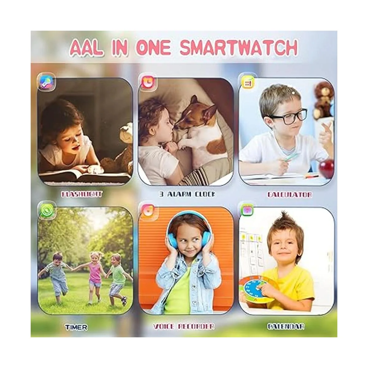 Reloj inteligente para niños regalo para niñas de 5 a 12_6