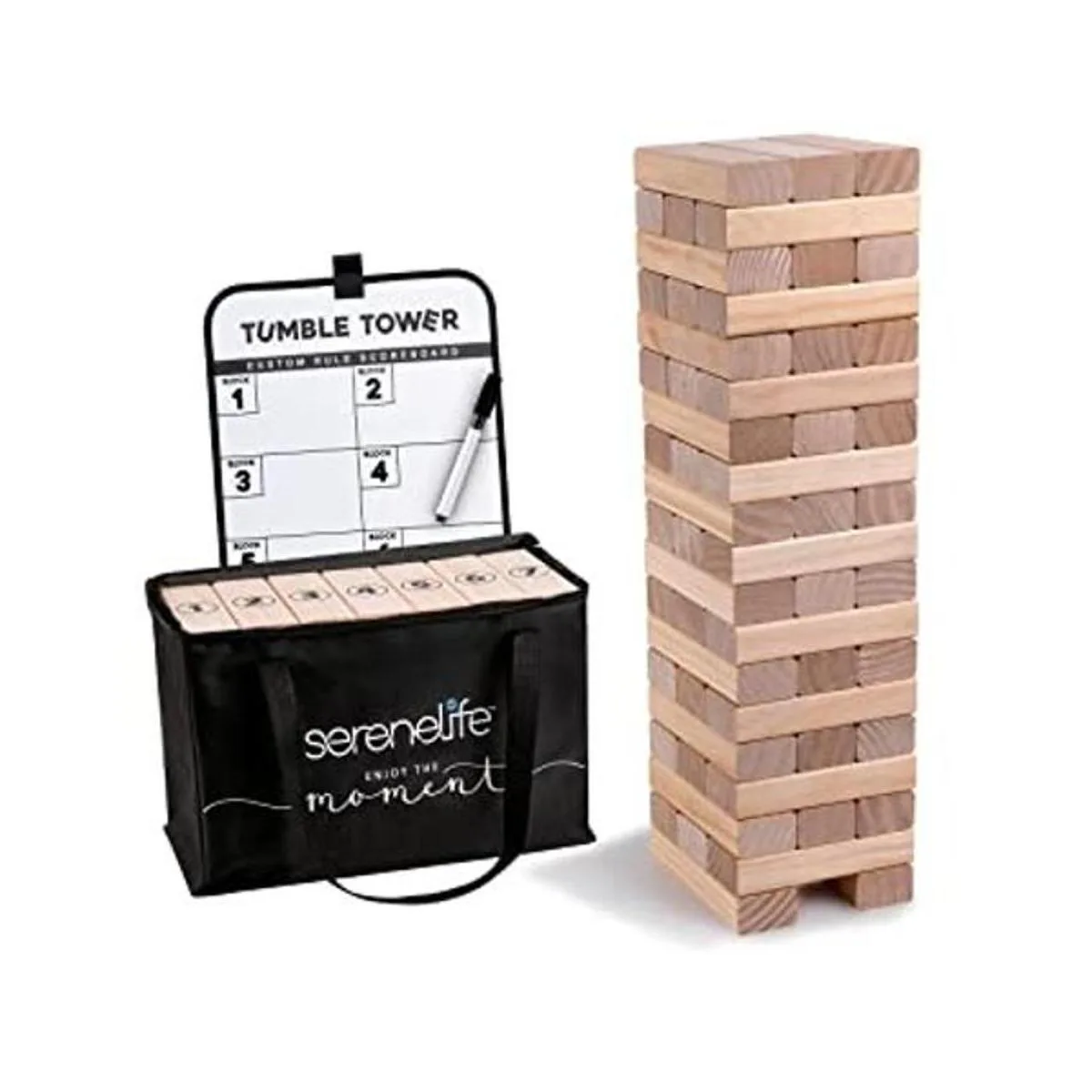 Juego gigante de torre de caída de 56 piezas juego de_1