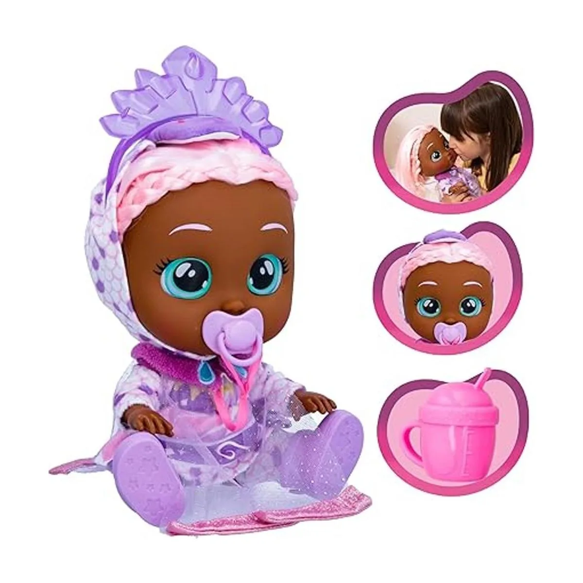 Cry Babies Kiss Me Princess Ivy Muñeca de bebé de 12_4