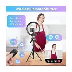 Sensyne Anillo de luz de 12 pulgadas con trípode para_4