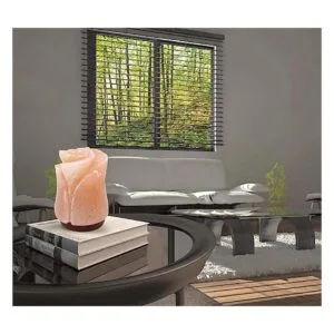 Hermosa lámpara de sal del Himalaya con forma de flor_3