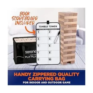 Juego gigante de torre de caída de 56 piezas juego de_5