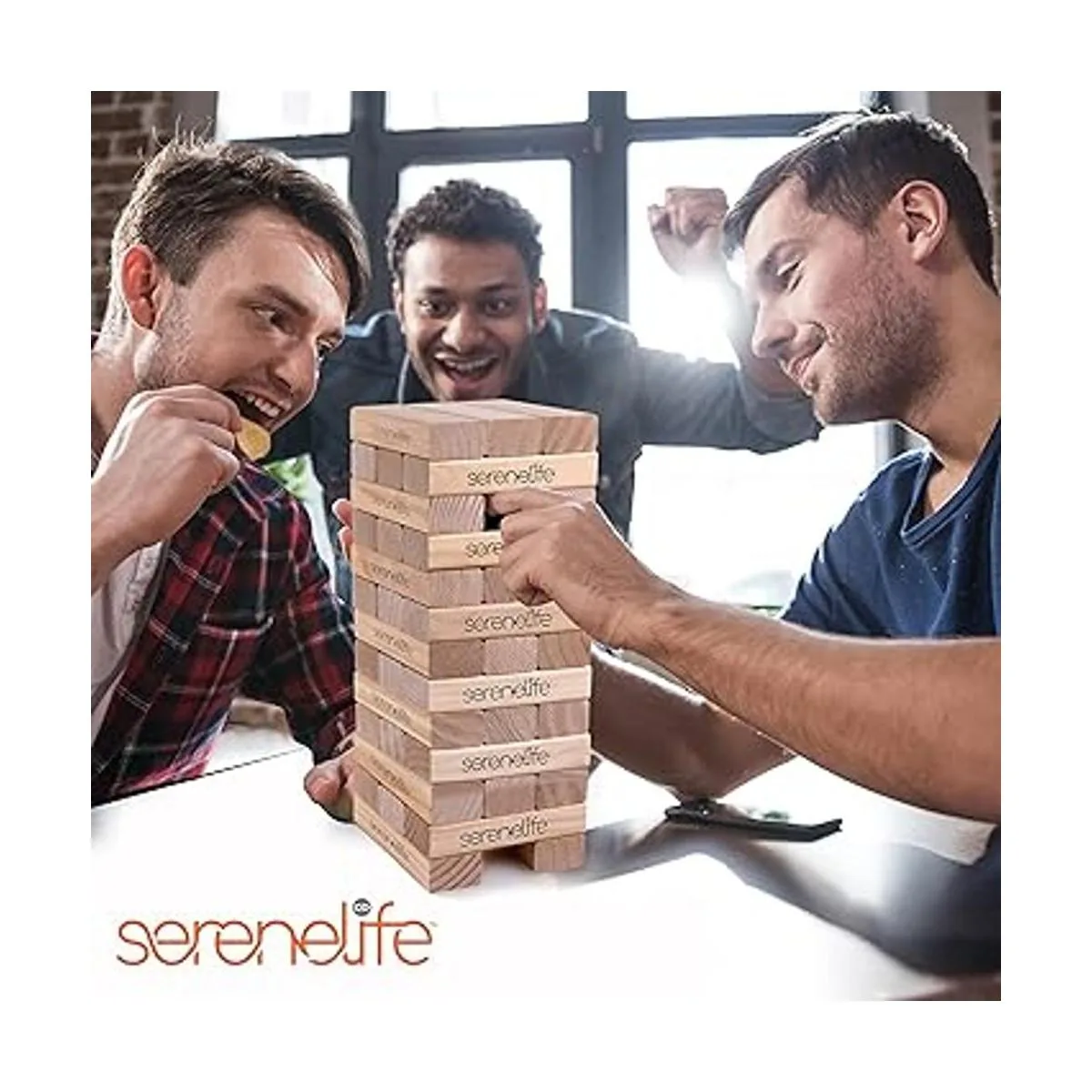 Juego gigante de torre de caída de 56 piezas juego de_7