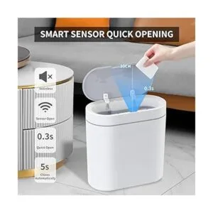 JOYBOS Bote de basura de baño 3 galones impermeable_2