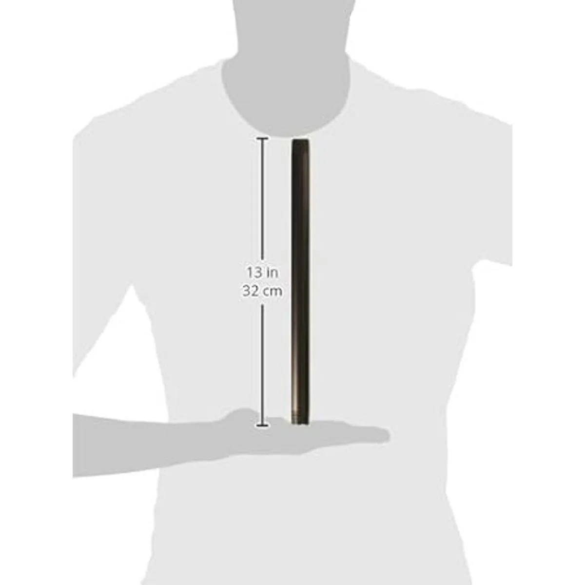 Westbrass 12 IPS x 12 brazo de ducha montado en el_3