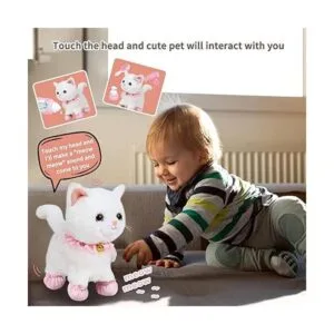 Juguete electrónico interactivo de peluche que camina y_3