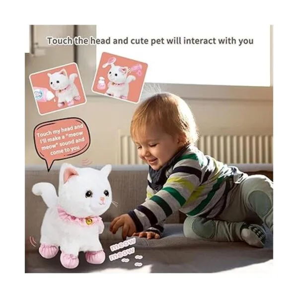 Juguete electrónico interactivo de peluche que camina y_3