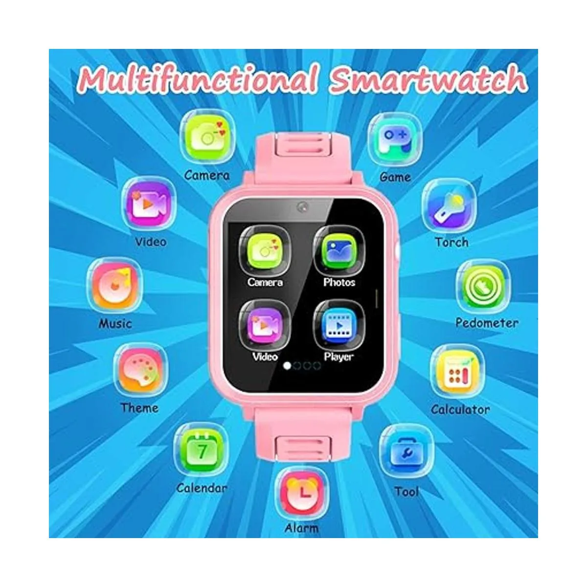 Reloj inteligente para niños regalo para niñas de 5 a 12_2